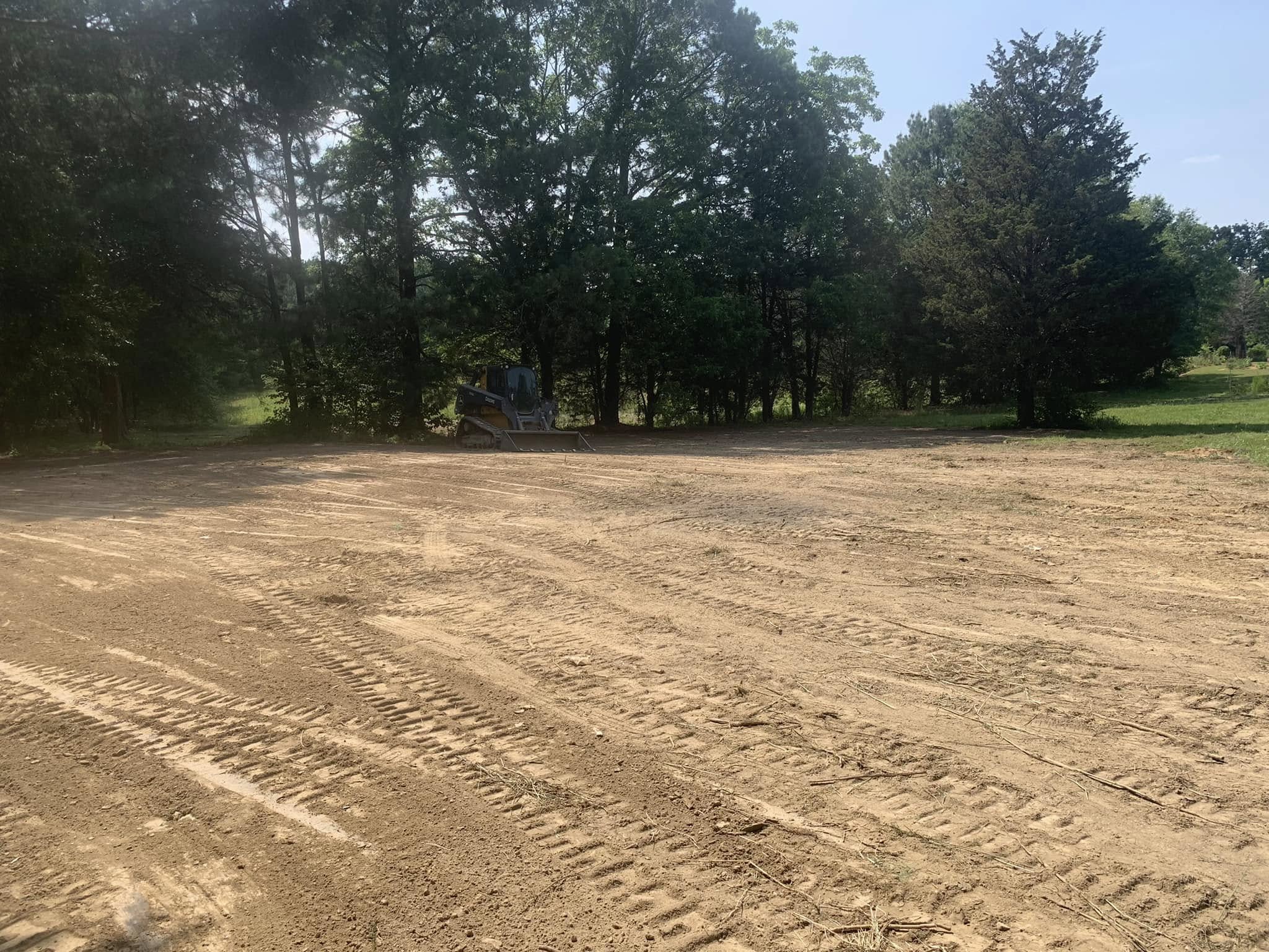 Excavation and trenching for a rural property in Bremen, AL Excavation and trenching for a rural property in Bremen, AL